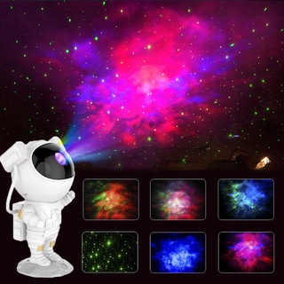 Nueva galaxia proyector de la lámpara de cielo estrellado luz de noche para el hogar dormitorio decoración de la habitación astronauta luminarias decorativas niños (1)