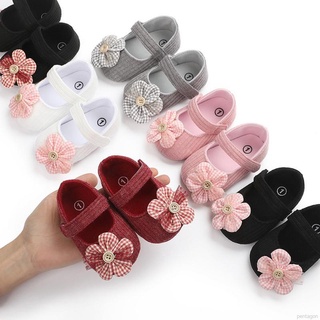 WALKERS Zapatos de flores de bebé recién nacido niña princesa suela suave primeros caminantes niño antideslizante calzado de cuna