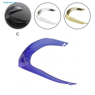 ingtuti accesorios casco spoiler anti-viento casco de motocicleta trasero anti-viento