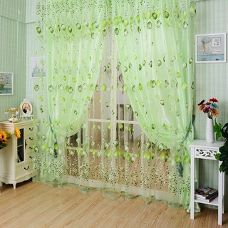 Encounters Tulip flor hilo transparente ventana cortina cuentas puerta bufanda cortinas para dormitorio