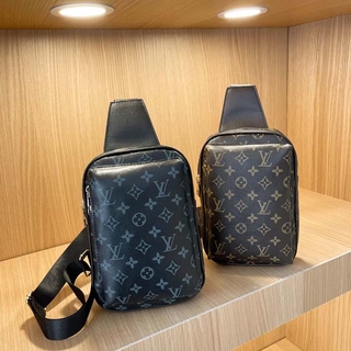 LV Louis Vuitton Chest Bag New High-quality High-value Color Crossbody Bag Leisure Travel Large-capacity Shopping Bag Outdoor Sports Fitness Chest Bag Unisex