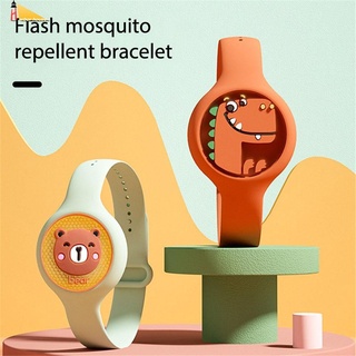 Pulsera repelente de mosquitos Anti mosquitos para niños/reloj de silicona seguro de dibujos animados/repelente de mosquitos/pulsera yumcute