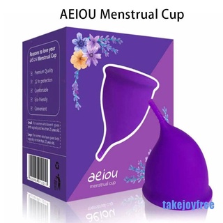 [takejoyfree 0713] Portable Fashion Silicone Menstrual Cup Women'S Menstrual Care Menstrual Cup