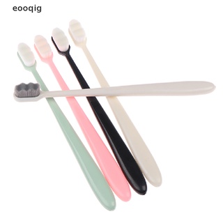 eooqig nano cepillo de dientes de onda ultrafina cerdas suaves cuidado oral cepillo de limpieza con tubo mx
