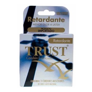 Condones Trust Retardante 3 piezas Mayor tiempo Hombre Economico Original