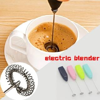 Batidor de leche eléctrico cocina huevo mezclador eléctrico Manual batidor Mini café automático batidor de leche batidor de cocina eléctrico huevo batidor herramienta (1)