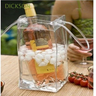DICKSON verano cubos de hielo portador de vino accesorios enfriadores de vino enfriador de vino refrigerador de navidad plegable Halloween bolsa de hielo caliente/Multicolor