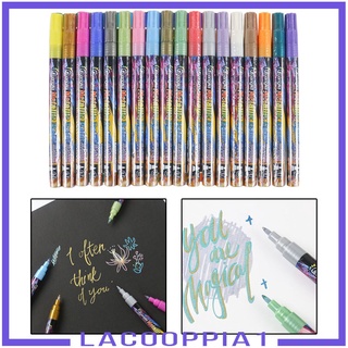 [LACOOPPIA1] 18 piezas 18 colores marcador de arte dibujo mm pintura para artesanía de firma
