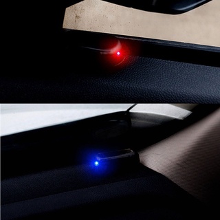 sar1 universal coche falso energía solar alarma lámpara sistema de seguridad advertencia robo flash intermitente coche antirrobo precaución luz led rojo/azul (9)