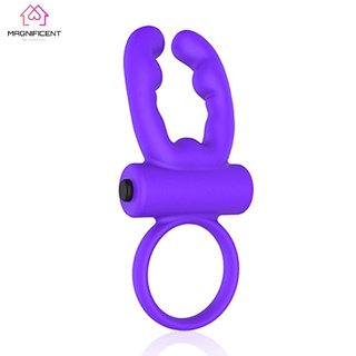 0930# Woman Dildo Spot Vibrator Sex Silicon Toy Massager Ultra Quiet Double Vibrate