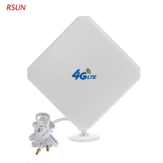 RSUN 4G LTE Antena Wifi Amplificador De Señal Adaptador TS9 Conector Cable 35dBi Alta Ganancia De Recepción De Red Teléfono Móvil Hotspot Al Aire Libre