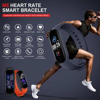 M5 Smart Watch Men Women Heart Rate Monitor Blood Pressure Fitness Tracker Smartwatch Band 5 Sport Watch for IOS Android