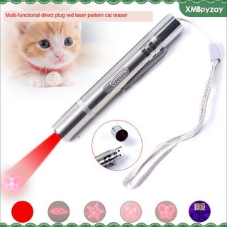 [YZOY] 7 in 1 Pet Cat Kitten Toy Laser Pointer USB Rechargeable LED Light Pen (1)