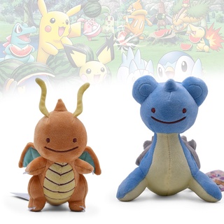 Pokemon Plush Doll with Small Eyes 15cm Stuffed Cartoon Figure Toy Decor for Kids Collection Fans