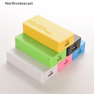 Northvotescast HOt 5600mA Power Bank Backup externo 18650 caja cargador de batería para teléfono móvil NVC nuevo