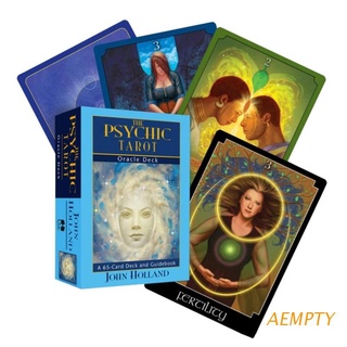 avaty el tarot psíquico 65 cartas baraja y guía de adivinación inglés destino oráculo tarjeta de juego de la familia partido juego de mesa