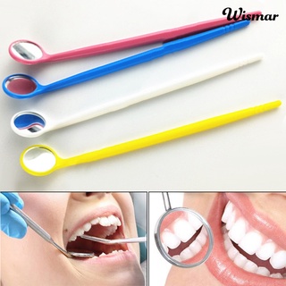 Wis 10 pzs espejo Dental de mango largo para limpieza Dental/limpieza de dientes/cuidado Oral