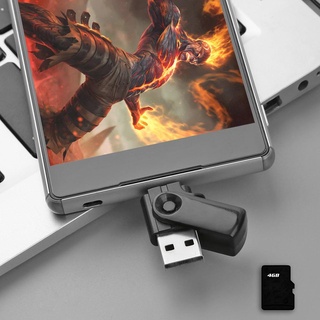 ❀Cyclelegend❀High Quality 2 in 1 USB OTG Card Reader Micro USB OTG TF SD Memory Card Reader Adapter❀