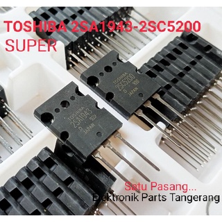 Toshiba 2SC5200-2SA1943 (un par) TRANSISTOR 2SA1943-2SC5200 TOSHIBA A1943 TOSHIBA C5200