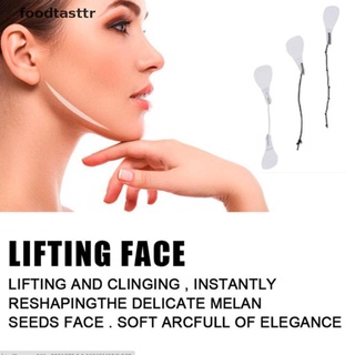 【stt】 40Pcs Invisible Thin Face Stickers V-ShapeFacial Wrinkle Sagging Skin Lift Up .