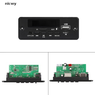 nicwy bluetooth reproductor mp3 decodificador de placa amplificador módulo soporte tf usb aux grabadoras mx