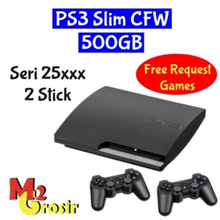 (Juego/Consola) SONY PS3 Slim CFW 500GB Series 25 consola/consola para juegos