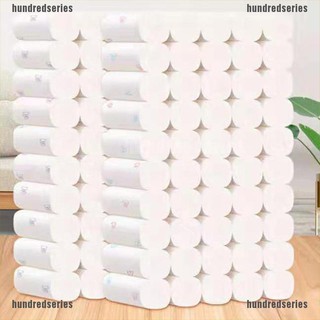 [cientos series] rollos de papel higiénico a granel de tejido de baño blanco suave de 5 capas