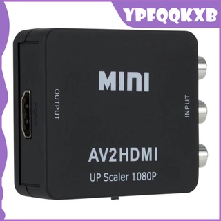 [Good] AV/RCA CVBS A HDMI compatible Con 1080P Convertidor De Vídeo MINI AV2HDMI Adaptador Caja Para Proyector HDTV Set top box