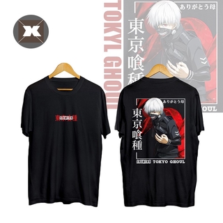 Tokyo Ghoul camiseta de manga corta Kaneki Ken Anime Casual suelto Tops deportivos gráficos Unisex camiseta más el tamaño Streetwear