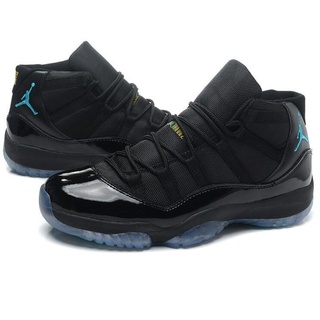Newest Nike Sneaker auténtico disponible gamma blue air jordan 11 retro negro/gamma azul-negro-varsity maíz zapatos de baloncesto