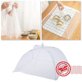 cocina plegable cubierta de alimentos rectangular cubierta de plato anti-fly tablevegetable paraguas cubierta d2s6