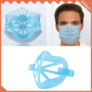 [kgitv] soporte de protección facial 3d marco de soporte interno, soporte de soporte interior de cara transpirable, protector de lápiz labial facial reutilizable,