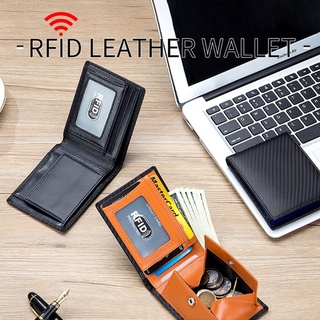 Bst Slim minimalista bolsillo frontal RFID bloqueo carteras de cuero para hombres (5)
