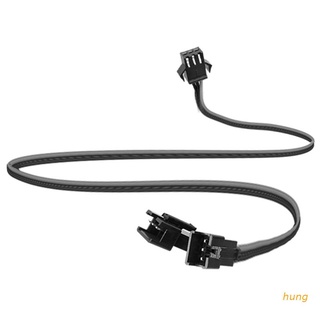 hung argb 5v 3 pin artículo cable de extensión aura msi placa base divisor y estilo adaptador para ventilador de tira de luz de halos de 5v (1)
