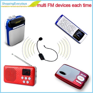 (ShoppingEverydays) Micrófono inalámbrico FM auriculares megáfono Radio micrófono para altavoz (4)