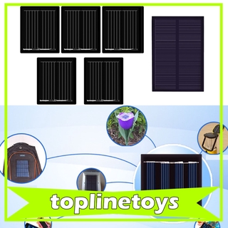 5Pcs Panel Solar Mini sistema Solar DIY para batería cargadores de teléfono celular portátil