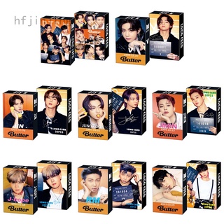 Hfjinjing 30 unids/set Kpop BTS Photocards Butter Album Lomo tarjeta pequeña tarjeta postal Fans
