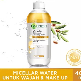 Garnier aceite de agua micelar infundido 400ml