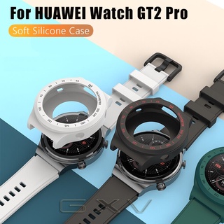 Funda de silicona +correa para HUAWEI Watch GT2 Pro correa de silicona+cubierta completa marco Shell funda protectora accesorios de reloj