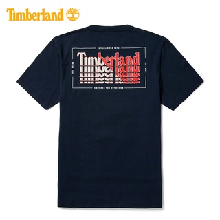 timberland - camiseta de manga corta para hombre, primavera y verano, estampado casual, cuello redondo | a253q