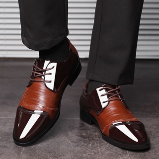 Luxury Business Oxford Leather Shoes Men Breathable Rubber Formal Dress Shoes Male Office Wedding Flats Footwear Mocassin Homme (3)