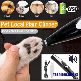 profesional mascota perro eléctrico trimmer mini pata clipper afeitadora herramienta de aseo