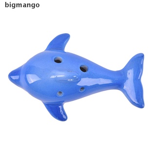 [bigmango] Mini instrumento profesional de 6 hoyos Ocarina CeramicFlute coleccionable (2)
