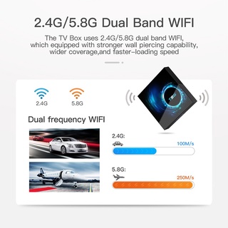 T95 Android 10.0 4 + 32G WiFi Smart Set Top TV Box Quad Core 4K UHD Media Player JfSmartJoy (5)