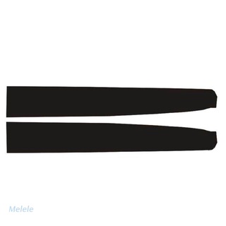 Melele 2Pcs Car Dashboard Sticker Matte Carbon Fiber Black For Tesla Model 3 Scraper Accessories