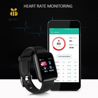 [spr] pulsera inteligente/reloj deportivo inteligente con monitor de frecuencia cardiaca presión arterial oxígeno en sangre ip67 impermeable (7)