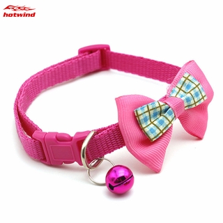 [accesorios para mascotas] collar hw para mascotas con campana ajustable hebilla correa de cuello cachorro perro collar (7)