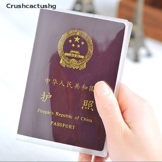 [chg] transparente transparente pasaporte cubierta titular caso organizador tarjeta de identificación protector de viaje venta caliente