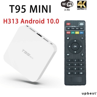 Android TV Box 4K HDR G Wifi T95 Set Top Box soporte Google Media Player Youtube IPTV Set Mini Smart Top Box EU Plug upbest