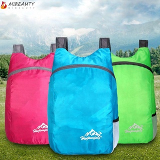 MIBEAUTY 20L ligero Packable mochila Nano impermeable viaje Daypack plegable práctico bolsa ultraligera 8 colores al aire libre plegable hombres mujeres Daypacks/Multicolor